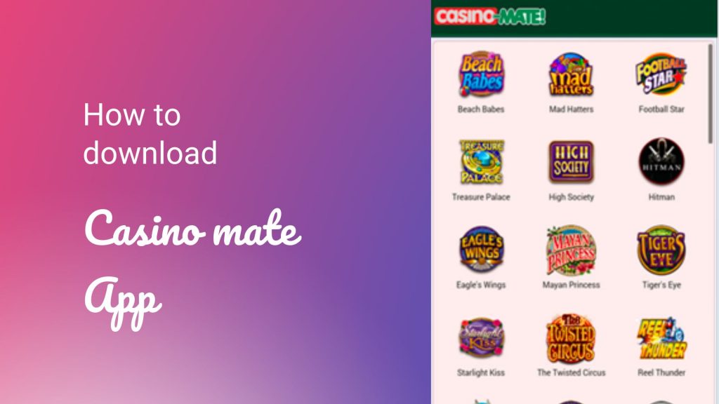 How to casino mate app download on Android